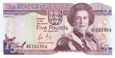 Jersey 1989. 1Ł, 5Ł, 10Ł T:I