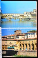 2 db olaszországi útikönyv: Róma, Firenze. Gazdag képanyaggal illusztrálva. Kiadói papírkötésben