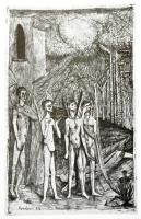 Kondor Béla: Versek, karcok. Békéscsaba, 1982, Megyei Könyvtár. Kondor Béla rézkarcainak egészoldala...