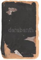 1936 Csepke Gyula kéményseprő sormunka igazolókönyve, rengeteg bejegyzéssel, bélyegzőkkel. Benne Bud...