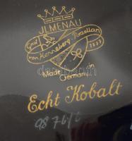 Jlmenau bonbonnier. Részben kézzel festett, jelzett, hibátlan 13,5 x9 cm