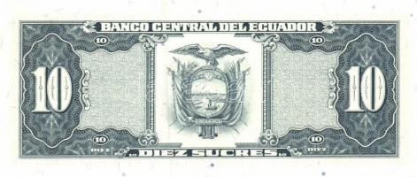 Ecuador 1986-94. 5S, 10S (3x) klf évszám vagy aláírás, 20S (2x) klf aláírás, 50S, 100S (3x) klf évsz...