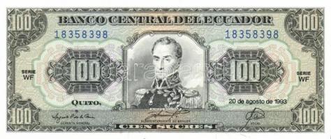 Ecuador 1986-94. 5S, 10S (3x) klf évszám vagy aláírás, 20S (2x) klf aláírás, 50S, 100S (3x) klf évsz...