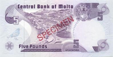 Málta 1979. 1Ł, 5Ł, 10Ł "SPECIMEN" komplett sor T:I