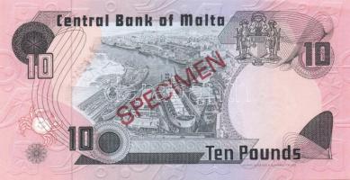 Málta 1979. 1Ł, 5Ł, 10Ł "SPECIMEN" komplett sor T:I