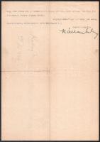 1946.VII.31. Regensburg, a Magyar Jóléti Bizottság regensburgi kirendeltségének fejléces levélpapírj...