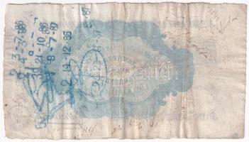 Nagy-Britannia / Warwick & Warwickshire Bank 1885. 5P "W 27598" helyi kiadás, felülbél...