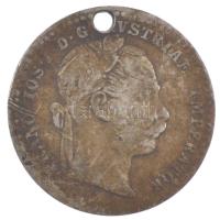 1870KB 10kr Ag "Váltó Pénz" T:VF patina, ly. Adamo M10.1