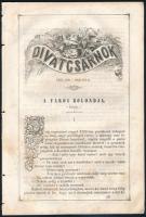 1858 Divatcsarnok 1858. március 16. Szerk.: Császár Ferenc. Pest, Beimel J. és Kozma Vazul, foxing foltos , 161-176 p.