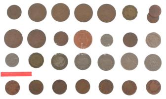 Nagy-Britannia ~1940-1990. 29db vegyes fémpénz T:AU-VF
Great Britain ~1940-1990. 29pcs of mixed coi...