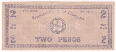 Fülöp-szigetek 1942. 2P "642895 D" T:F kis tollvonás az egyik sarkán
Philippines 1942. 2 ...