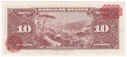 Mexikó 1958. 10P T:F szép papír
Mexico 1958. 10 Pesos C:F fine paper
Krause P#58