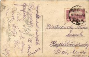 1924 Felsőgöd (Göd), Római katolikus templom télen. photo (EK)