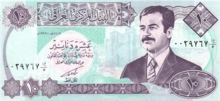 Irak 1991. 50D + 1992. 5D, 10D pár + 1994. 50D, 100D, 250D komplett sor! T:I Összesen 6klf db!