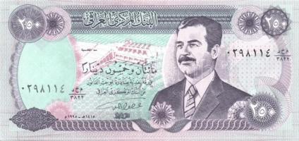Irak 1991. 50D + 1992. 5D, 10D pár + 1994. 50D, 100D, 250D komplett sor! T:I Összesen 6klf db!