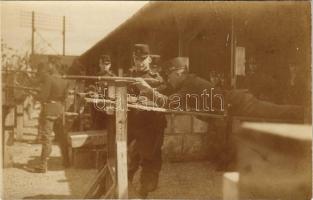 1915 Nagyvárad, Oradea; osztrák-magyar katonai lövészgyakorlat Erdélyben / Austro-Hungarian military shooting practice in Transylvania. photo