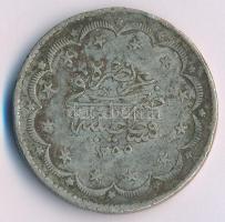 Oszmán Birodalom 1845. (1255/7) 20K Ag "Abdul-Medzsid" (23,96g) T:F brossnyom, patina Ottoman Empire 1845. (1255/7) 20 Kurush Ag "Abdul Mejid" (23,96g) C:F brooch mark, patina Krause KM# 675