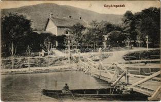 1913 Kovácspatak, Kovacov; nyaraló. Párisi áruház kiadása / spa, villa (lyukak / pinholes)