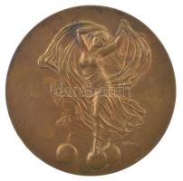 1937. kétoldalas bronz díjérem M.B.Sz. Kramer Miksának Háromfalas Bajnokság 1937. I. díj bronz díjérem. Szign.: Márton F. (50mm) T:XF