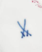 Meisseni Waldstein mintás tálka Kézzel festett, jelzett, hibátlan 12x10 cm