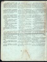 1849 Nagyszeben, Báró Wolgemuth Lajos katonai kormányzó és altábornagy által kiadott "utasítás ...
