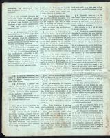 1849 Nagyszeben, Báró Wolgemuth Lajos katonai kormányzó és altábornagy által kiadott "utasítás ...