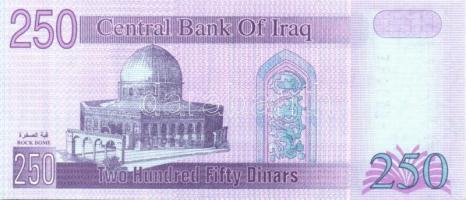 Irak 2001-2002. 25D, 100D, 250D (2x), 10.000D komplett sor! T:I