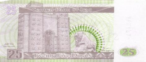 Irak 2001-2002. 25D, 100D, 250D (2x), 10.000D komplett sor! T:I