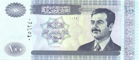 Irak 2001-2002. 25D, 100D, 250D (2x), 10.000D komplett sor! T:I