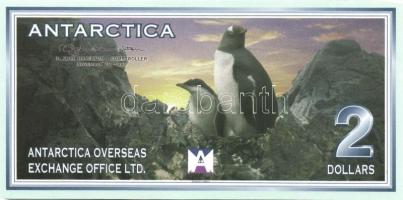 Antarctica 1999-2001. 1$, 2$, 5$, 10$ + 2001. 100$ "Specimen" T:I