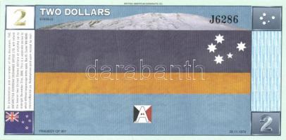 Antarctica 1999-2001. 1$, 2$, 5$, 10$ + 2001. 100$ "Specimen" T:I