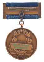 1953. "A Magyar Népköztársaság Bajnokságai / OTSB" bronz díjérem mellszalagon, hátoldalán ...