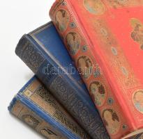 Szentek életével foglalkozó könyvtétel, közte Szent Imre, két könyvben Jaschik Álmos illusztrációiva...