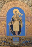 Szentek életével foglalkozó könyvtétel, közte Szent Imre, két könyvben Jaschik Álmos illusztrációiva...