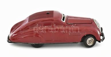 cca 1940 Schuco Kommando Anno 2000 felhúzhatós német lemezautó, kulcs nélkül, szép állapotban, jelze...