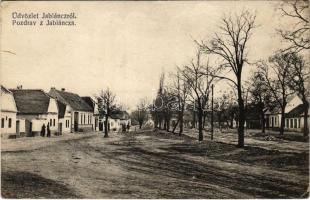 1917 Jablánc, Nyitra-Jablonic, Jablonica; utca / main street view (EK)