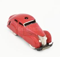 cca 1940 Schuco Fernlenk-Auto felhúzhatós német lemezautó, dobozában, szép állapotban, jelzett, 11x8...