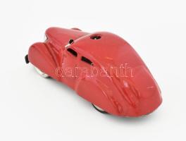 cca 1940 Schuco Fernlenk-Auto felhúzhatós német lemezautó, dobozában, szép állapotban, jelzett, 11x8...