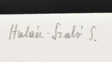 Halász Szabó Sándor (1920-1997): Színes formák. Szitanyomat, papír, jelzett, művészpéldány E.A. jelz...