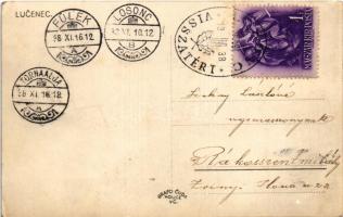 Losonc, Lucenec; Okresny urad / Kerületi hivatal / district office + "1938 Losonc visszatért&qu...