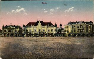 1924 Léva, Levice; tér. Nyitrai és Társa kiadása / square (EK)