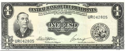 Fülöp-szigetek 1949. 1P, 2P, 5P (2x), 10P (2x) aláírás variánsok, 20P, 100P T:I Összesen 8db!