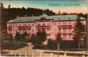 Bártfafürdő, Bardejovské Kúpele, Bardiov, Bardejov; Széchenyi szálloda. Somló Zoltán kiadása / hotel, spa (EB)