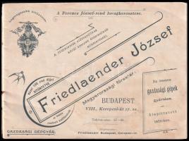 cca 1910-1920 Triumph III sorvetőgép hegyre és lapályra ismertető prospektus