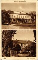 1943 Bős, Böős, Bes, Gabcikovo; Gróf Üchtritz Amádé kastélya, Római katolikus iskola / castle, Catholic school (fa)