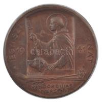 Berán Nándor (1889-1965) 1941. Hegyi Szent Bernát - Vándordijjas Siverseny bronz lemezérem (43mm) T:AU