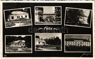 1941 Félixfürdő, Baile Felix; mozaiklap / multi-view postcard, spa (EK)
