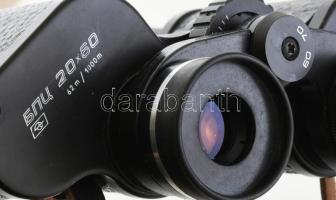 Tento 20x60 62m/1000m távcső, működik, szép állapotban, tartójában