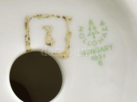 Hollóházi vizapár, kézzel festett, jelzett, hibátlan, m: 22,5 cm