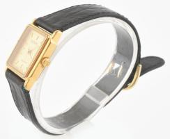 Doxa női karóra, bőr szíjjal, nem működik, 18x12 mm